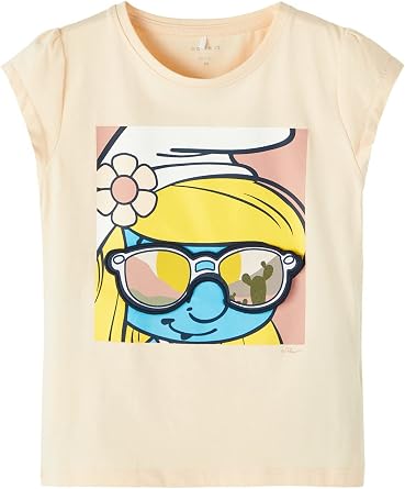 Name It K z  ocuk NMFANI SMURFS SS TOP VDE Ti rt