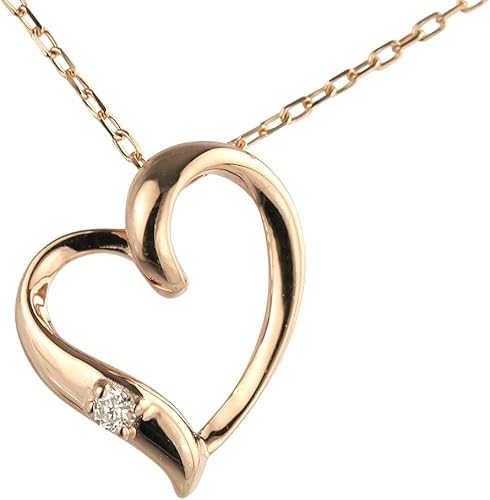 Amazon Diamond World レディース ジュエリー K10pg ピンクゴールド ダイヤモンド オープンハート ペンダント ネックレス 0 01ct 選べる 3素材 Open Heart ネックレス 通販 Amazon Diamond World レディース ジュエリー K10pg ピンクゴールド ダイヤモンド オープンハート ペンダント ネックレス 0 01ct 選べる 3素材 Open Heart ネックレス 通販