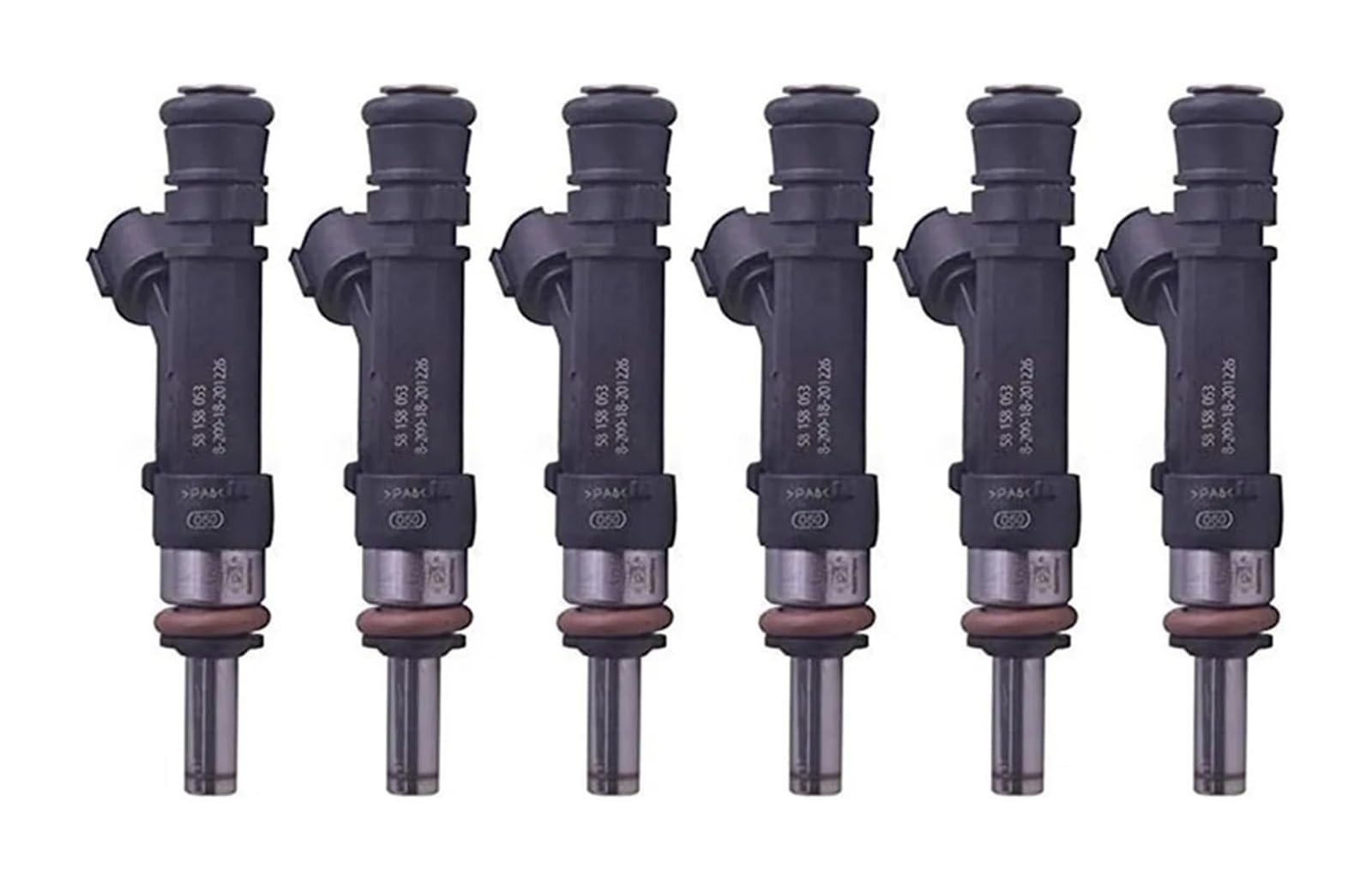 Iniettori Carburante Per A6 C6 2.4 V6 2004-2011 6 Pezzi Iniettore Carburante 0280158053 Ugello Iniezione 06E133551 Ugello Iniezione Di Carburante