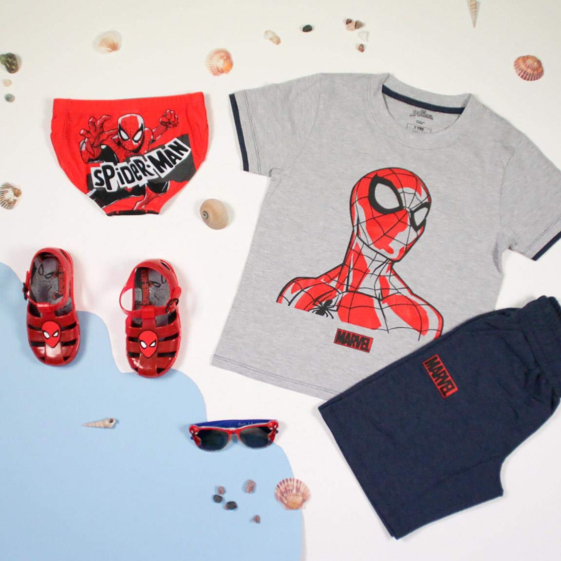 CERDÁ LIFE'S LITTLE MOMENTS Dzieci Okulary przeciwsłoneczne Spiderman 3D Oficjalna licencja Marvel, Czerwony, jeden rozmiar - specjalnie zaprojektowane dla idealnego dopasowania, Czerwony