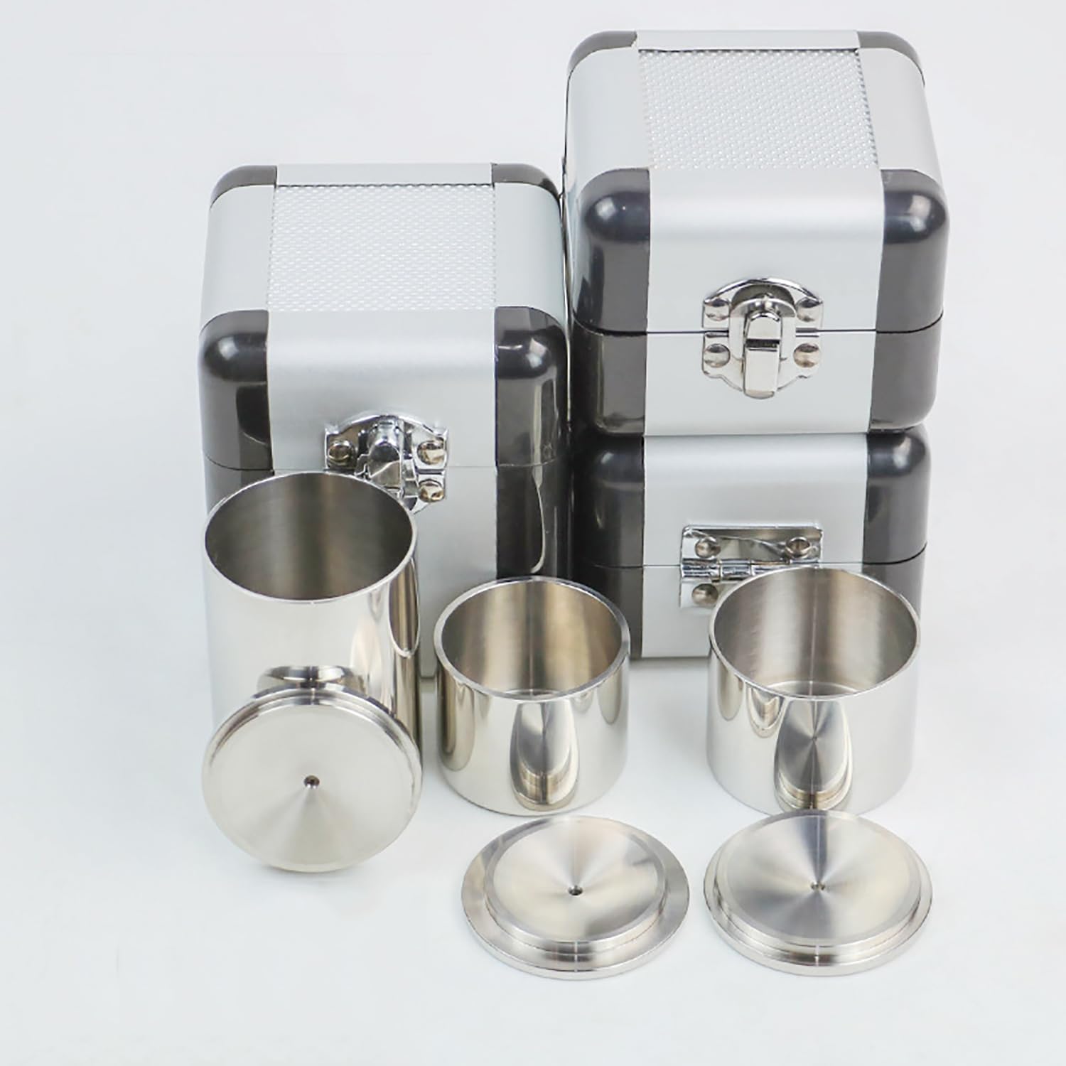 Tasse à gravité spécifique en acier inoxydable de haute précision pour test de liquide, mesure de la densité 37 ml/50 ml/100 ml pour revêtements, huiles et matériaux auxiliaires