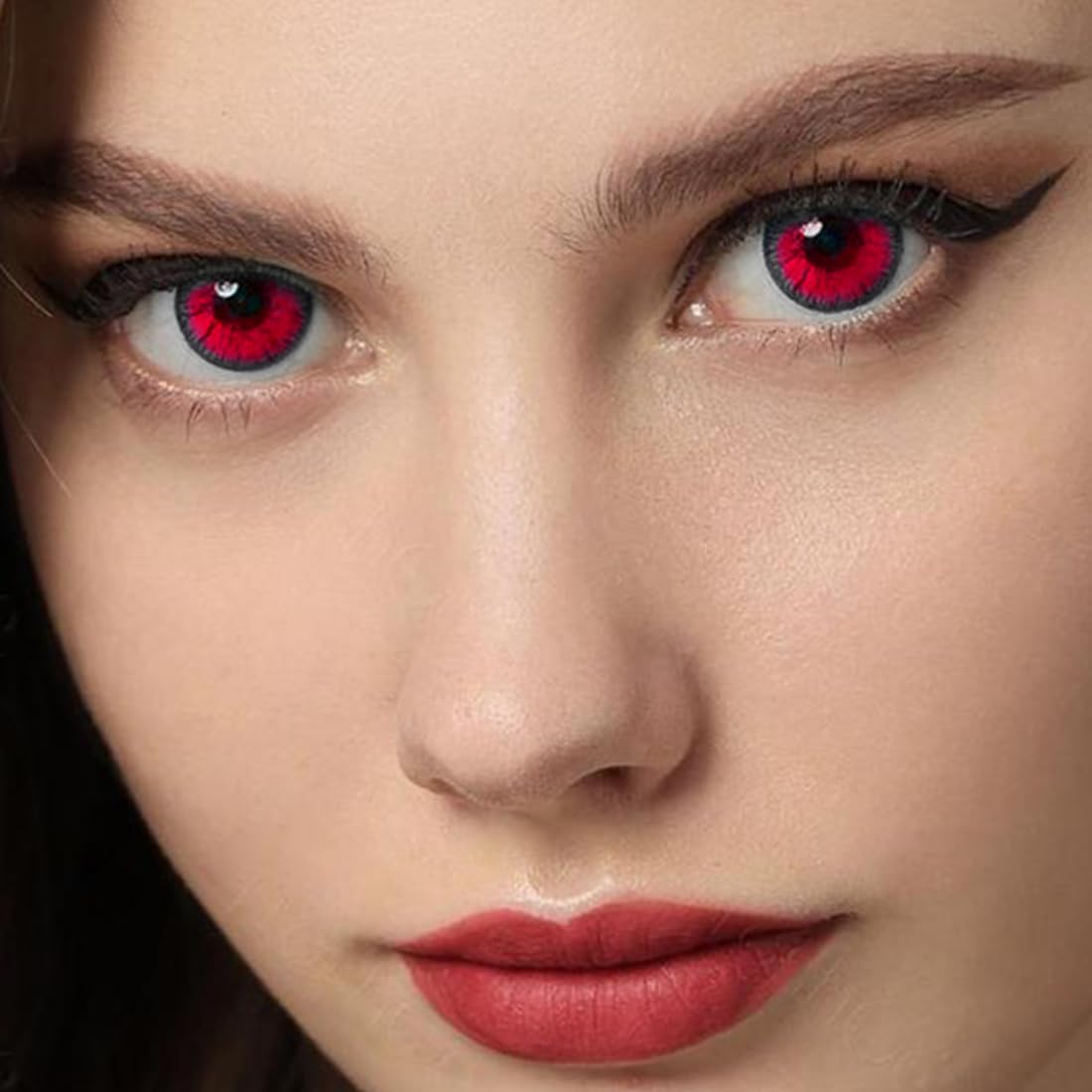 Diamond Eye Coloured Contact Lenses (1 pair lens per box) - Red (B0D3514WTP) Amazon Price History, Amazon Price Tracker