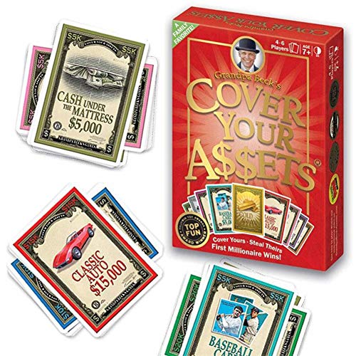 Preisvergleich Produktbild BDWN Gesellschaftsspiele / Cover Your Assets Card Game Neuheiten Spielkarten Fun Familienfreundliches Set-Sammelspiel, das von Kindern, Jugendlichen und Erwachsenen genossen Wird