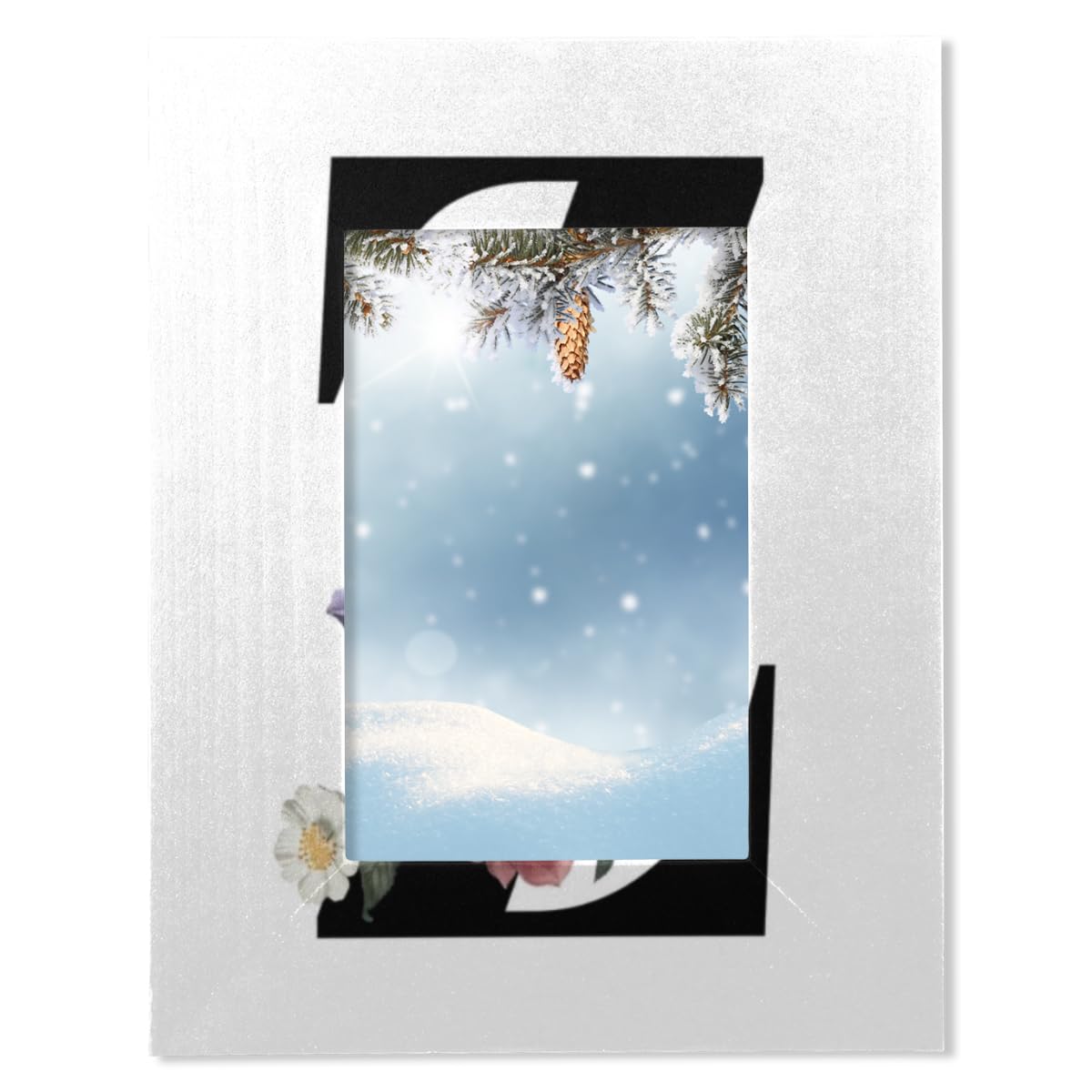 Amazon.com - XMNYGJ Creative Z Letters Flowers 4x6 Inch Picture
