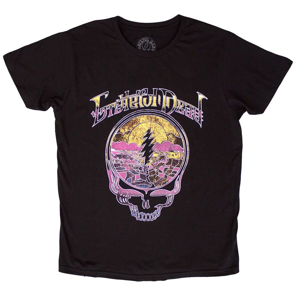 Rock Off officially licensed products Grateful Dead Mosaic Band Logo T Shirt XL Black