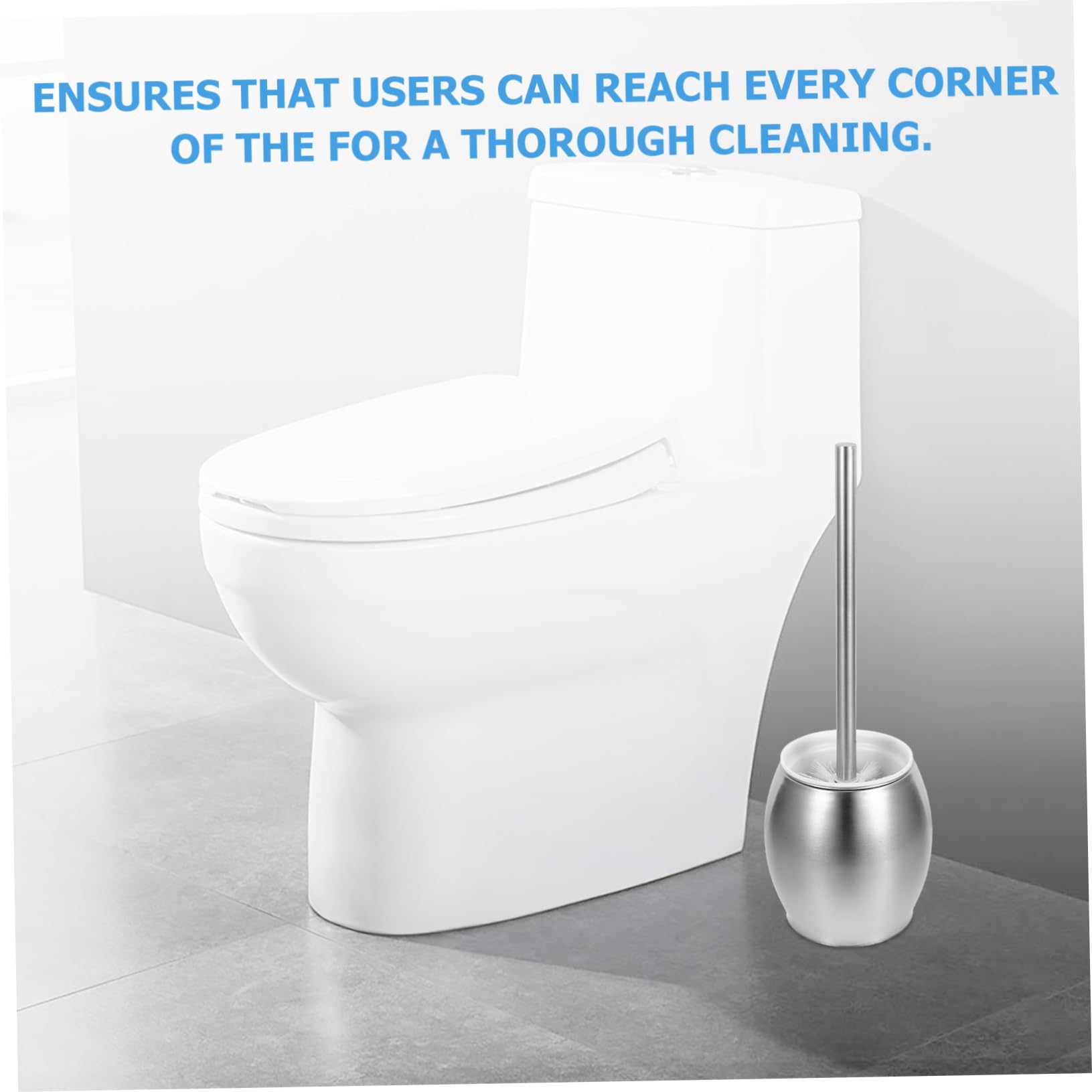 BESTYASH Wc-bürste mit Halter Badreinigungszubehör Bürstenset für Heimgebrauch Wc-Reinigung mit Bürste und Halterung Badezimmer-reinigungsset