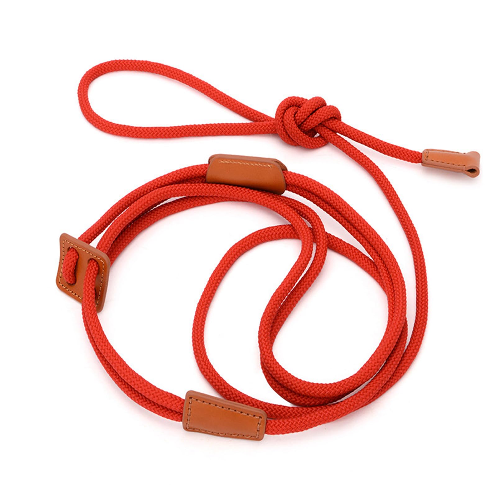 Pig Harness & Leash, Escape Prevention Adjustable Rope, All in One Design, All Life Stages Small to Medium Mini Pigs-5 Feet Long-Red