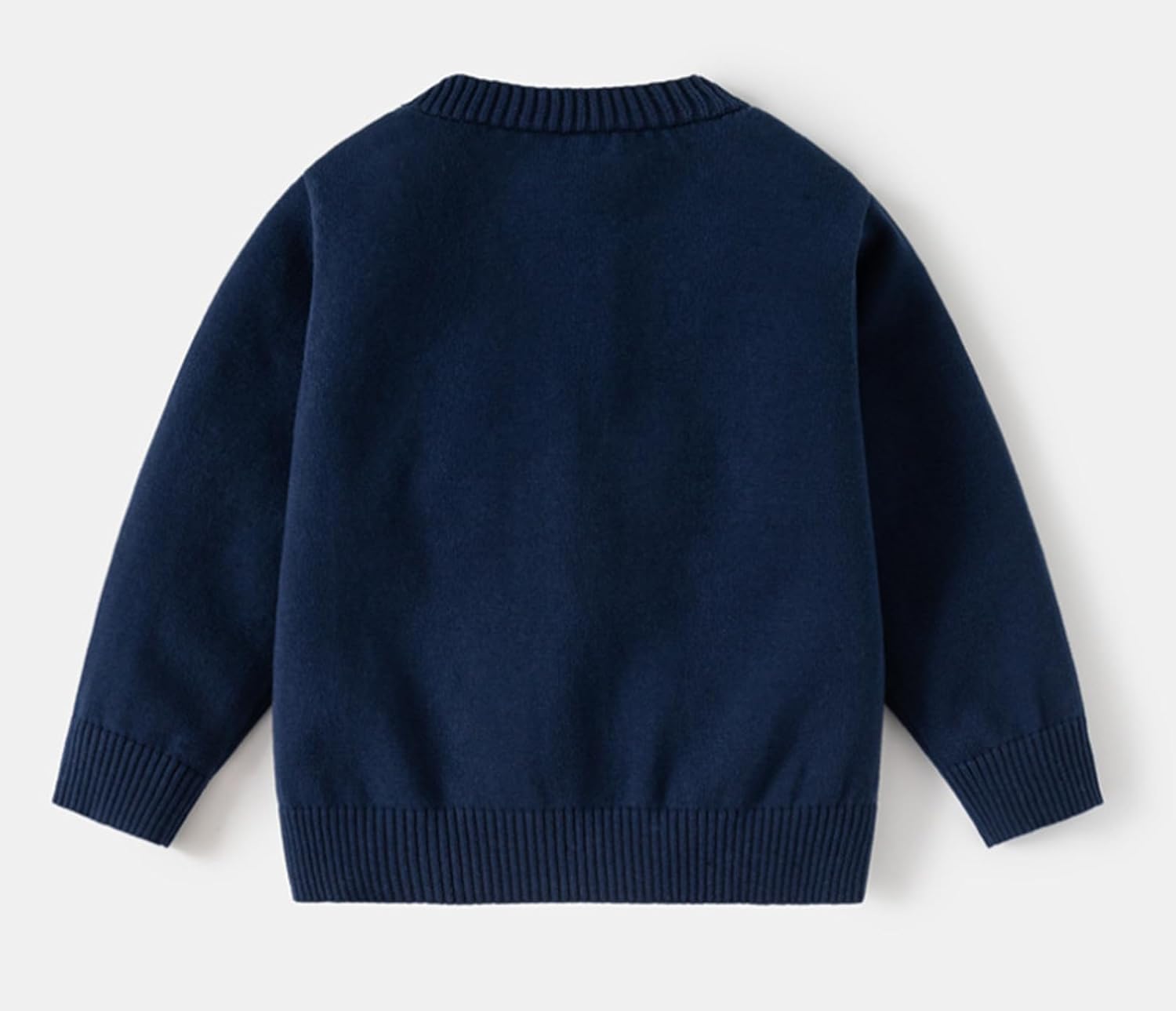 Boys‘ Cotton Cardigan Sweater Button-up V-Neck Knit Basic Casual Outerwear
