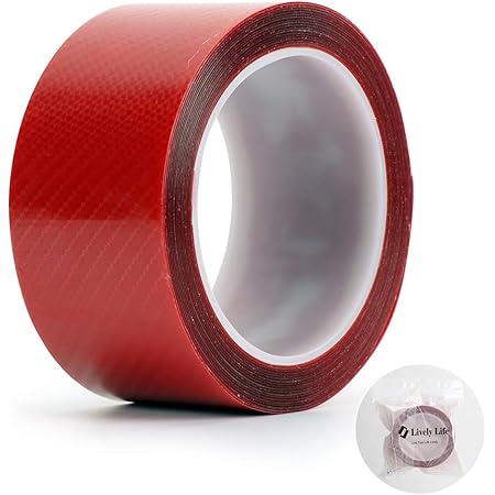 Amazon Co Jp Livelylife プロテクションフィルム 車用ドアフィルム 2 5 3 5 5 5 7 5 10 5 15 5 6サイズ傷 汚れ 防止 ドアエッジモール 車 ドア 保護 ボディ 簡単 透明 クリア レッド 5cm 5m 車 バイク