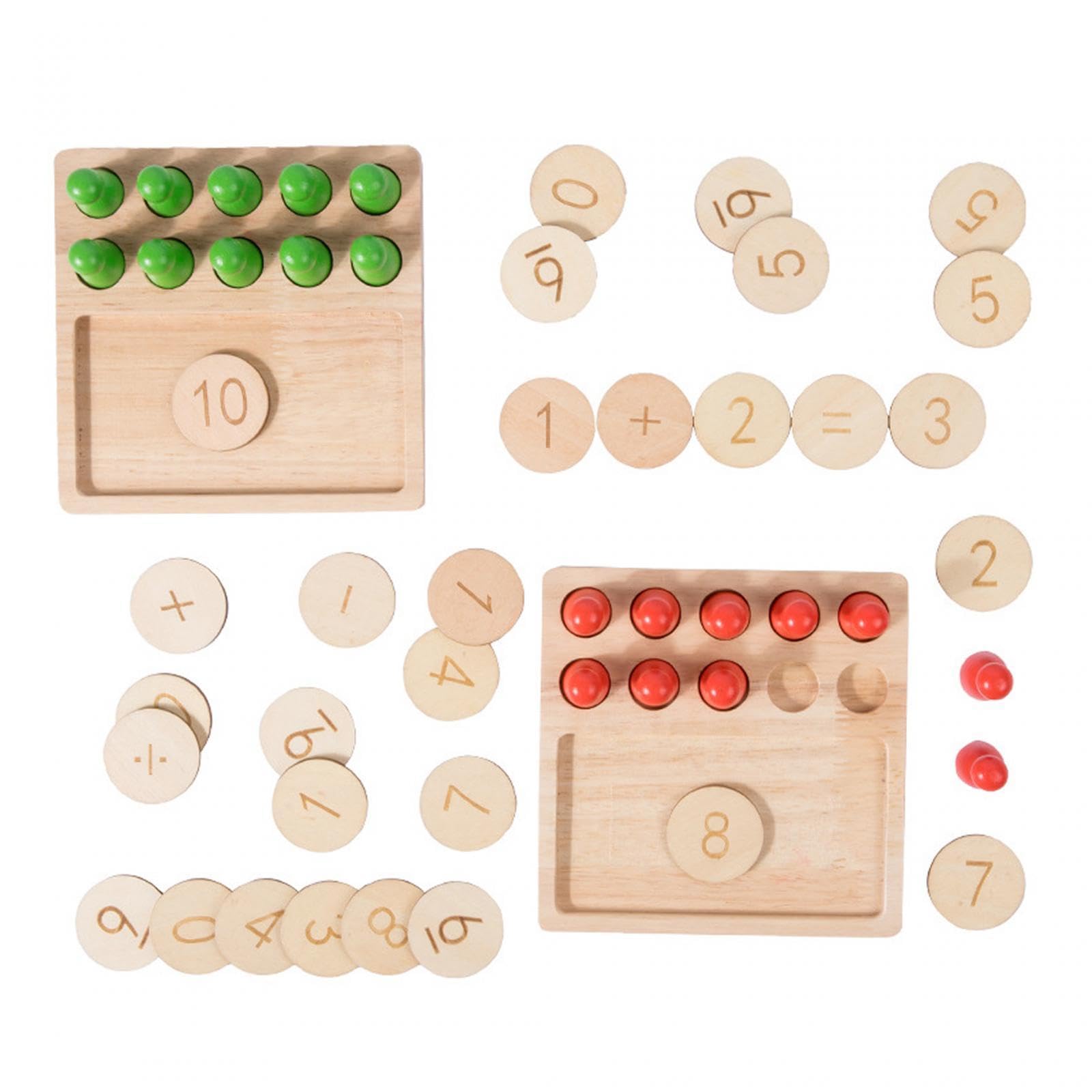 2 zestawy drewniane Montessori matematyka plansza przedszkolna gra edukacyjna dla dzieci dziewcząt dzieci