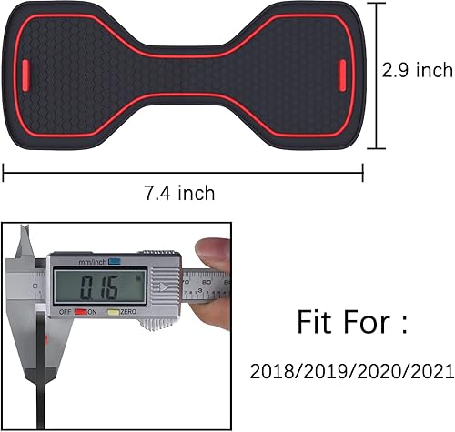 Miniatura 2 de Accesorios para Honda Accord, portavasos de automóvil para Honda Accord, posavasos impermeables, tapete antideslizante para Honda Accord, apto para