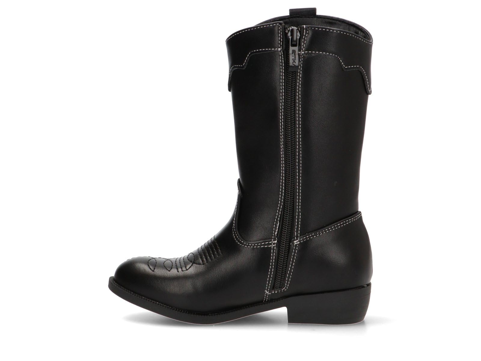 Etika Botas Camperas para Niña, Bota de Estilo Cowboy con Cierre de Cremallera, Tacón Bajo y Cómodo, Modelo 110556