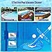ERGOMASTER Pool Vacuum for Above Ground Pool, Automatic Cleaner Creepy Crawler, Powerful Suction Sweeper w/ 10 Hoses Removes Debris, Cleans Floors, Walls