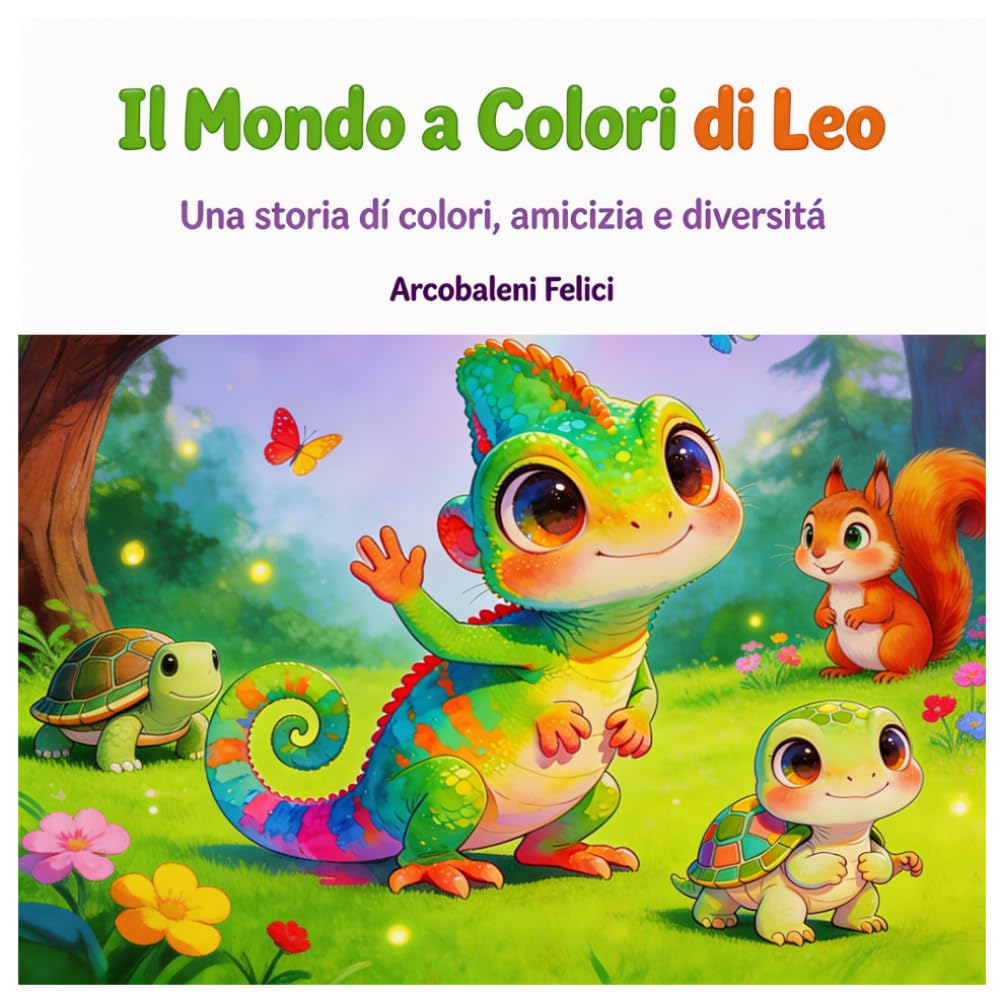 Il Mondo a Colori di Leo: Una storia illustrata da colorare su emozioni, amicizia e diversità