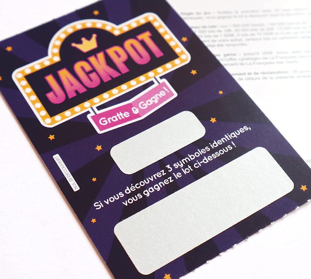 Carte à gratter demande témoin demoiselle d'honneur parrain marraine style ticket de jeu
