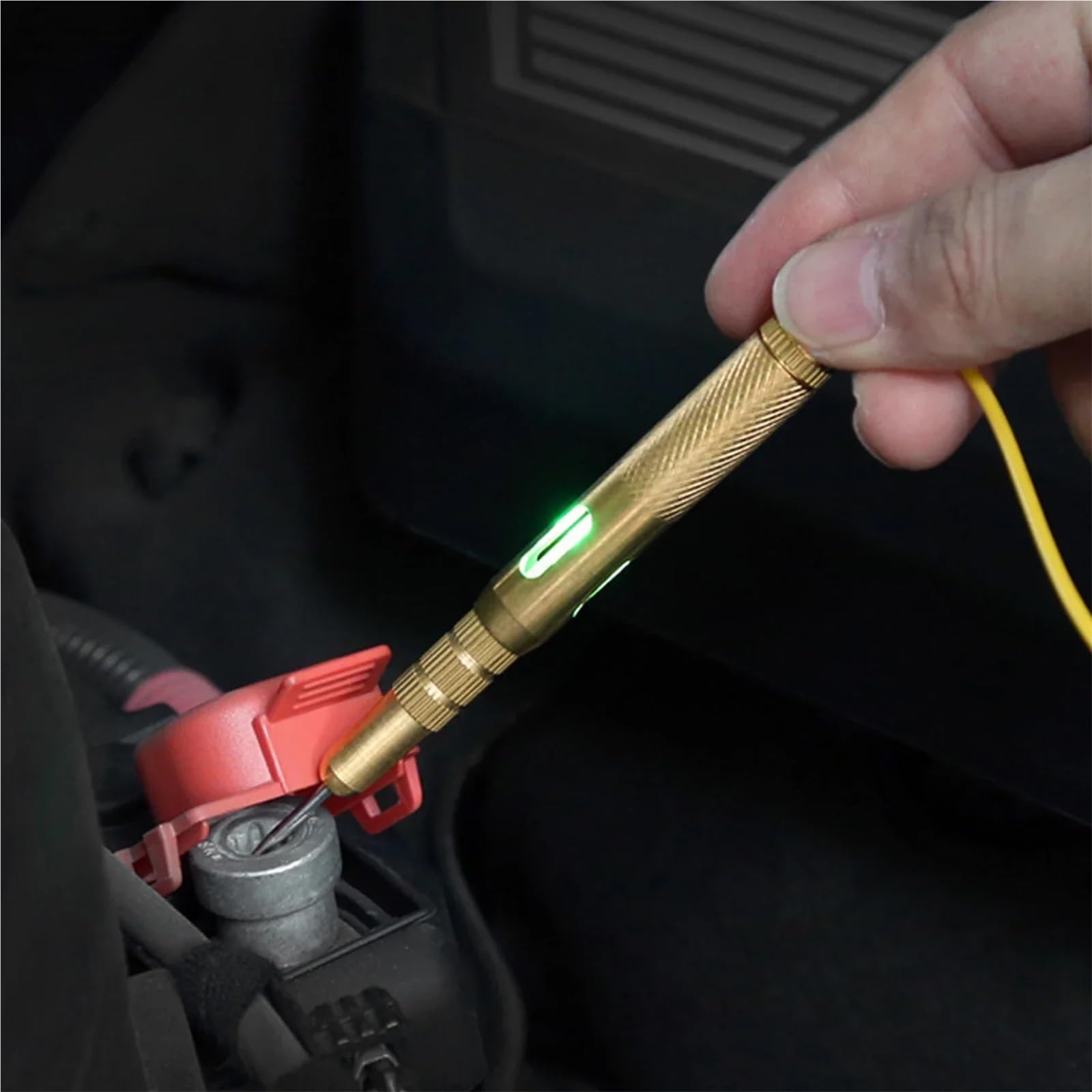 Misuratore di tensione, Confezione Da 5 Tester Di Circuito Automobilistico Universale Con Sonda Luminosa, 6 V, 12, 24 CC, Strumento Diagnostico For Elettrico 'auto, Luce Prova