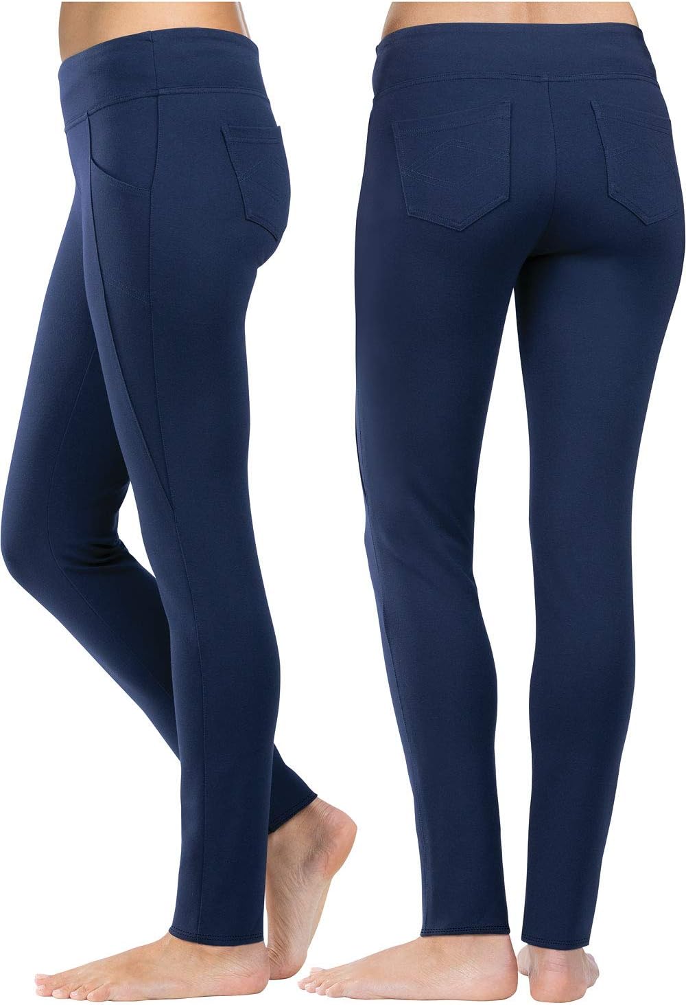 PajamaJeans Women's Black Yoga Dress Pants