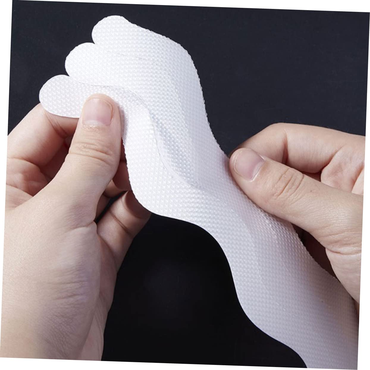 BESTYASH 48Pcs Slip Bathtub Stickers S Shape Design for Bathroom Floors Self Adhesive Prevention Strips Easy to Use Non Slip Decals for Safer Bathing Experience Suitable for Smooth
