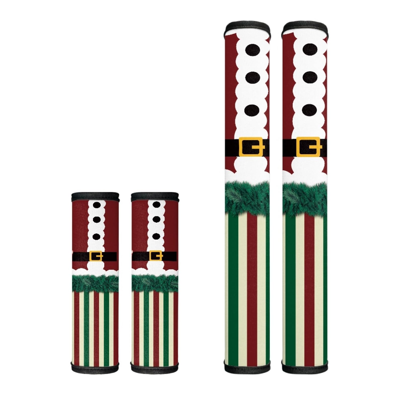 Dreaweet Christmas Santa Refrigerator Door Handle Covers Set of 4