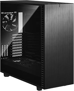 Fractal Design Define 7 XL Black Brushed Aluminum/Steel E-ATX Silent Modular Tempered Glass Window Full Tower Computer Case