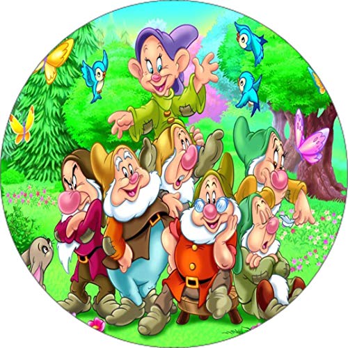 Cialda per torta BIANCANEVE e i 7 Nani decorazione...