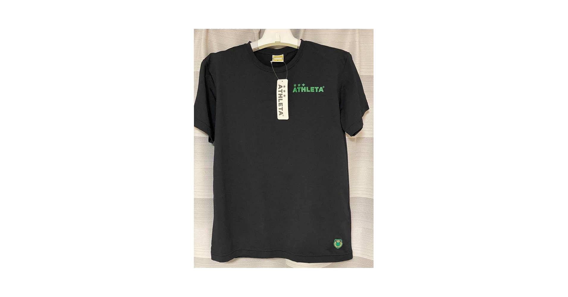 アスレタ選手着用モデルロゴプラTシャツ　ブラック　Lサイズ ロゴプラTシャツ (Jr)