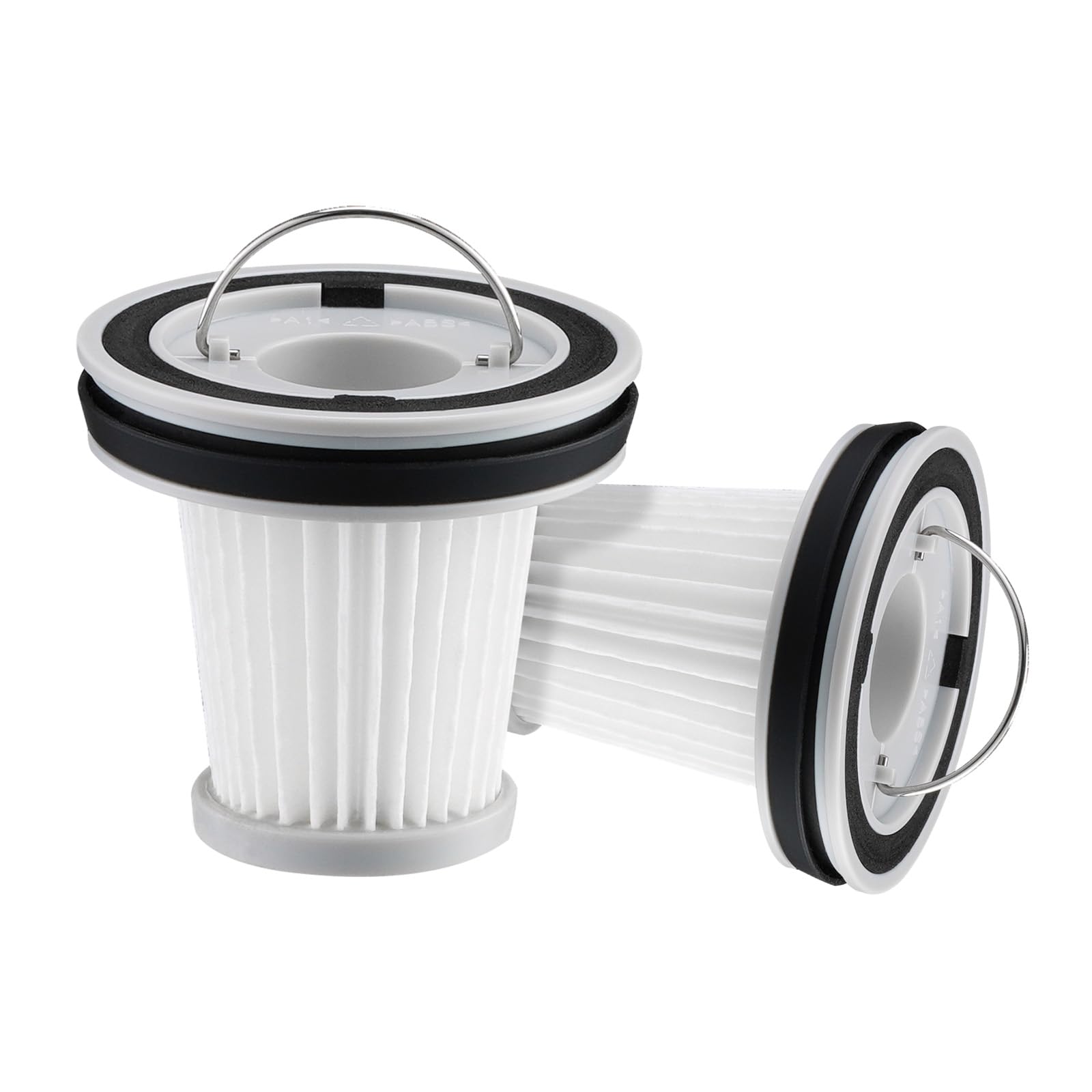 Fanttik 2er-Pack Ersatz-HEPA-Filter, waschbarer und wiederverwendbarer Filter, passend für Fanttik Slim V8 Mate & V8 Apex & V9 Mix & V10 Mix & Slim V10 Apex Autostaubsauger (AV8001)