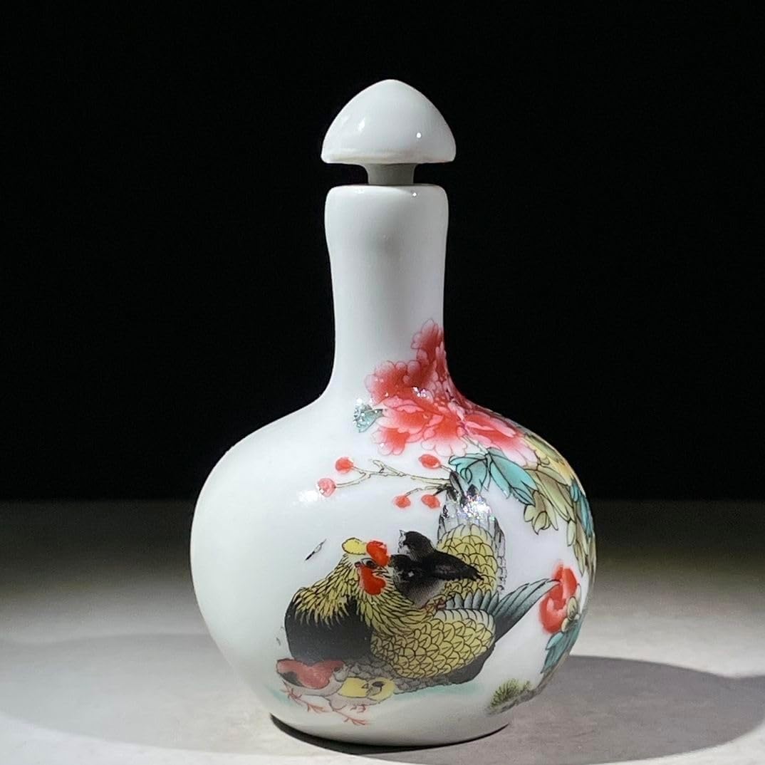 Vase en céramique Qing mini porcelaine pastel décorative pour salon