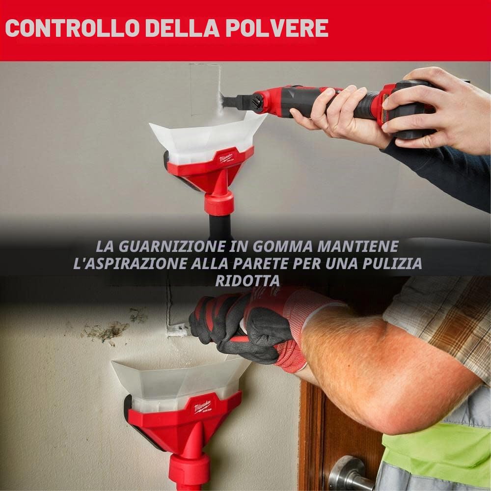 Milwaukee Air-Tip Shop Vac Aspirapolvere Umido e Secco Collettore di polveri 1 Pezzo