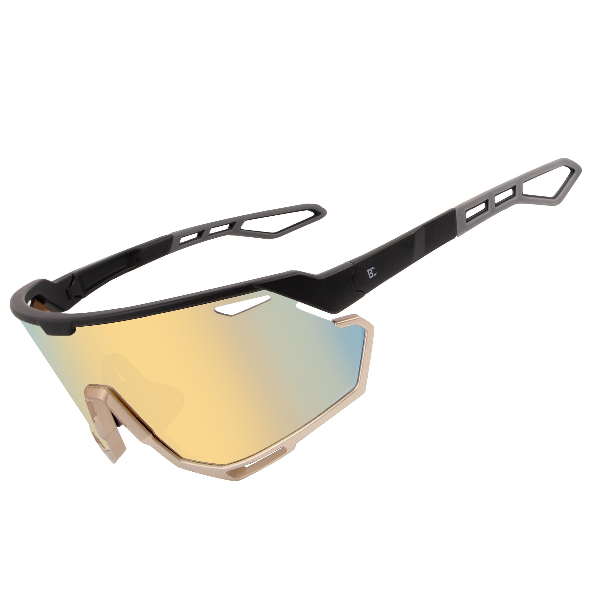 Fahrrad-Sonnenbrille für Herren und Damen, UV400-Schutz, Sportbrille, Lauf-Sonnenbrille für Baseball, MTB, Golf, Softball