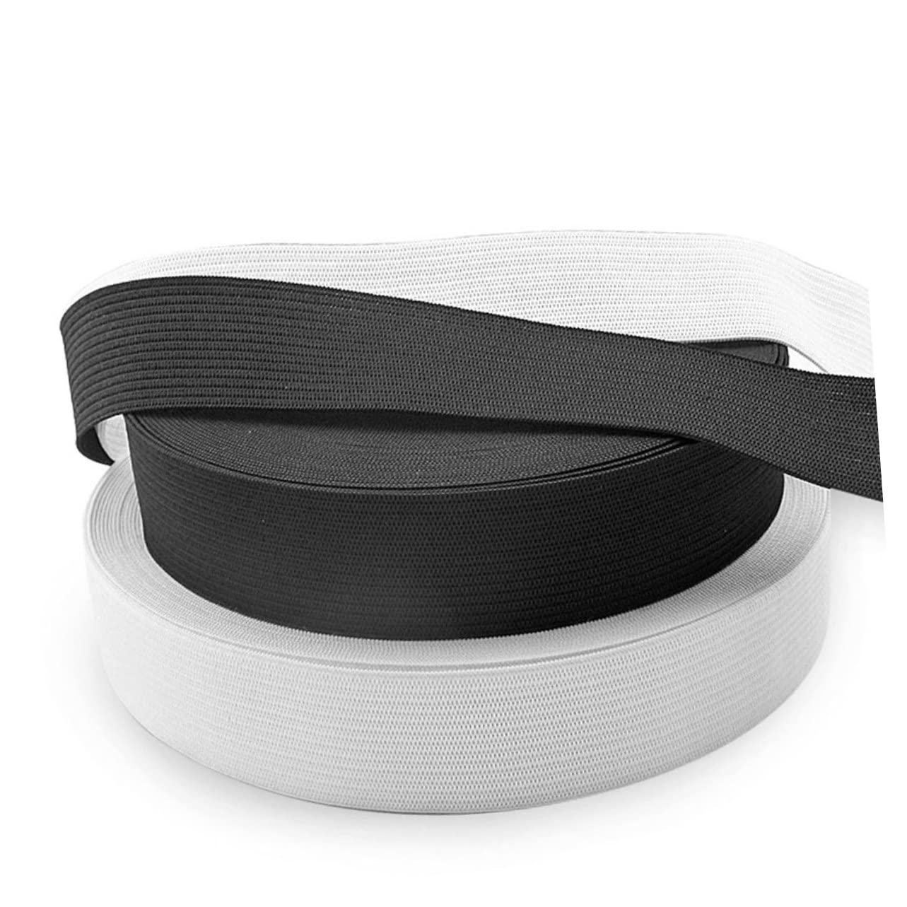 1rouleau Bande Élastique Tricotée Blanche De Mètres De Ruban Élastique pour Couture Et Projets pour Vêtements sous-vêtements Et Sport