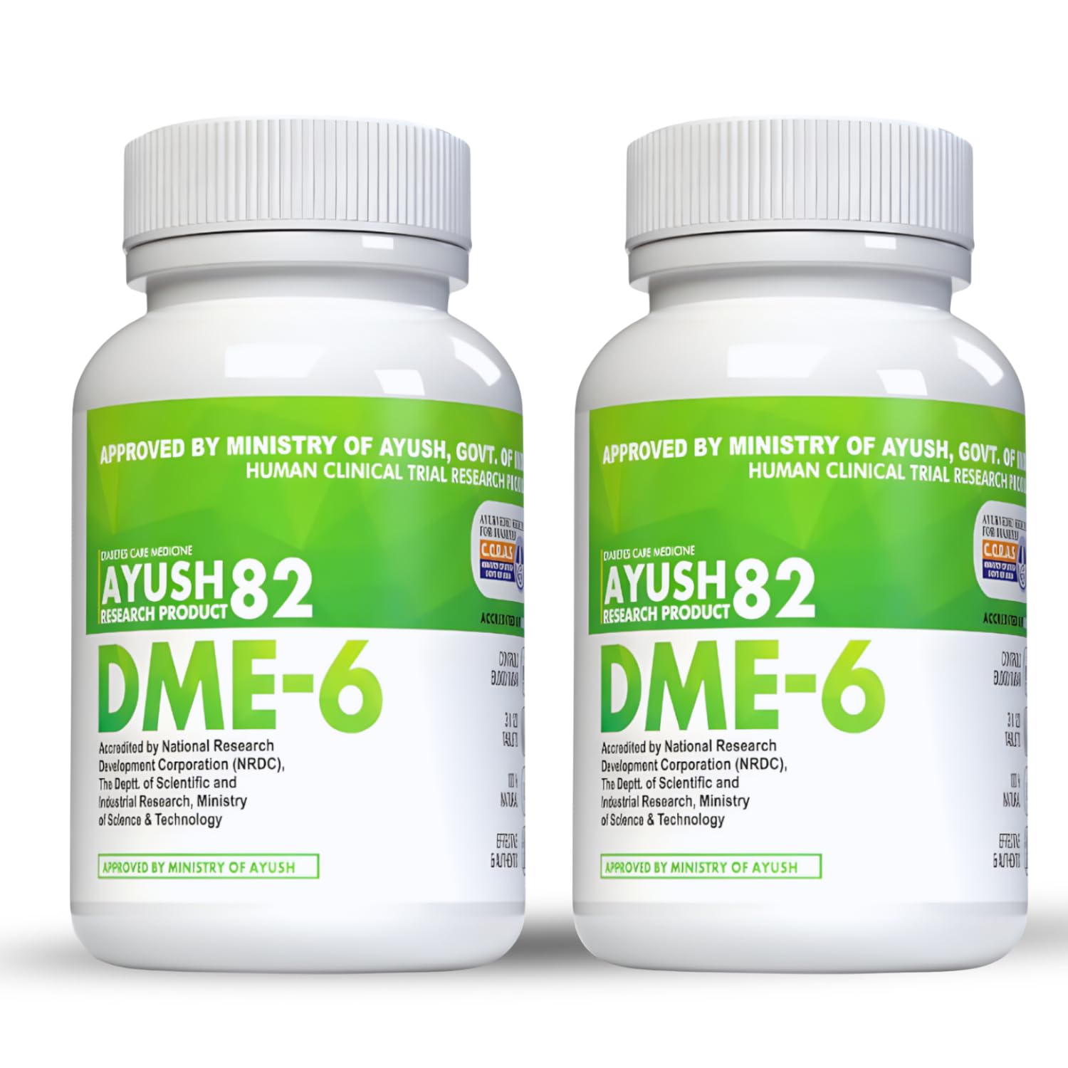 Ayush 82 DME 6 | Diabetes Madhumeh Care| Ayurvedic Capsules to Control Blood Sugar Level| Approved by Ministry of AYUSH, Govt. of India, Ayush82 Research Product by CCRAS| 240 Capsules, 2 Month Course|