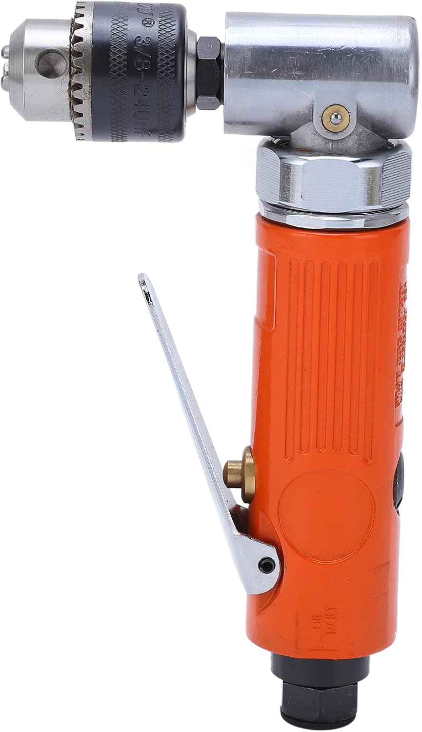 Air Die Grinder 25000RPM Right Angle Ball Bearing Pneumatic Die Grinder Kit for Iron Plate Wooden Board Grinding Cutting Polishing with Wrench