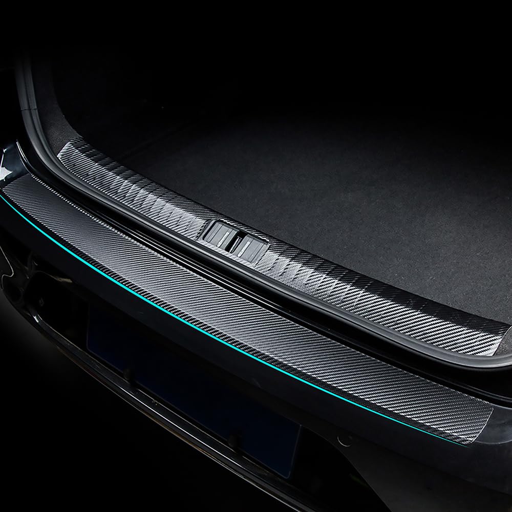Jgdlbxjy Black Car Boot Sill Protector Suitable For Mercedes Benz Gle Typ V167 Ab Bj 2019,Rear Bumper Protector Scratch Guard Sticker Carbon Anti-Scrape Paint Protector For Sill Lip