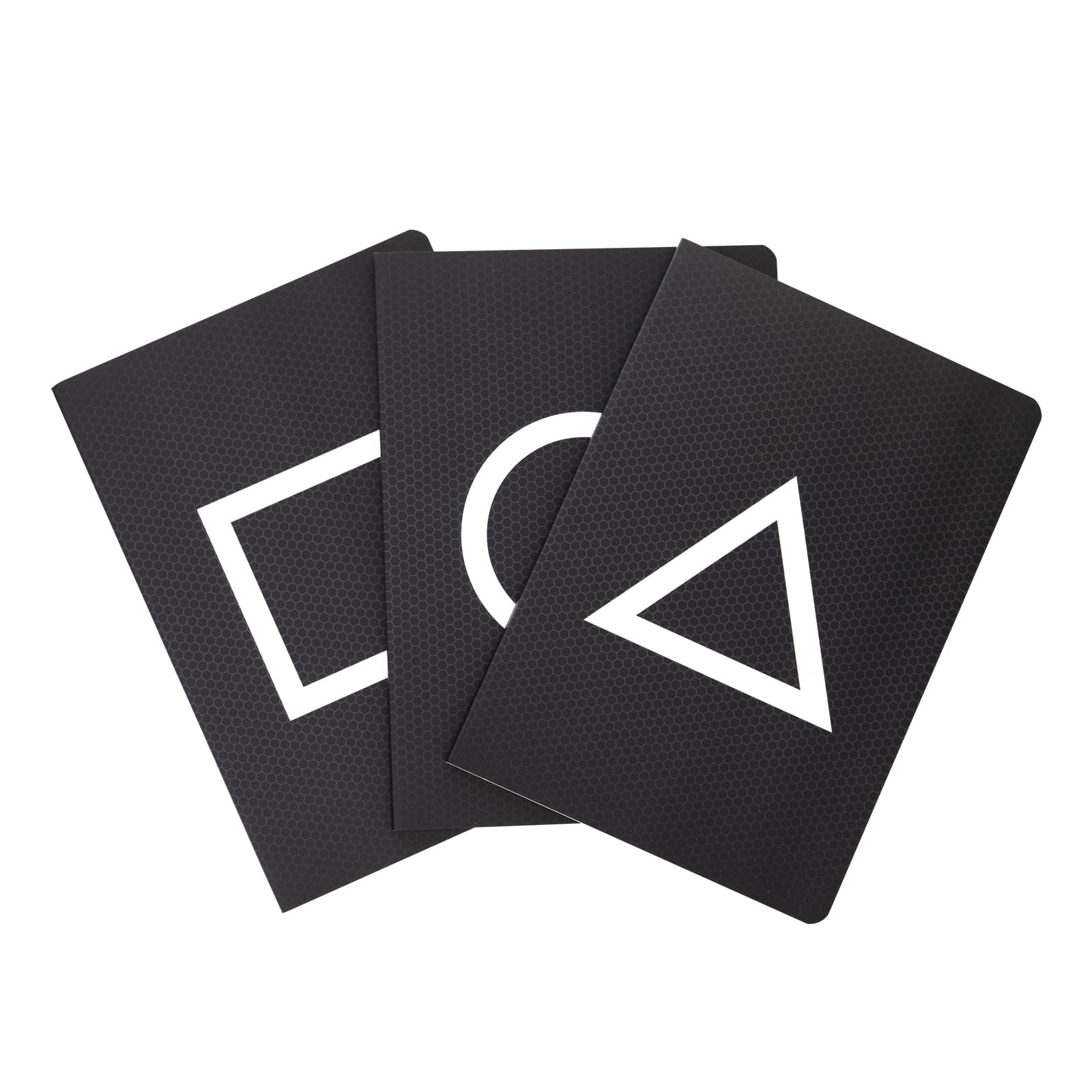 Grupo Erik A5 Notebook Set - Squid Game Merch | 3 A5 Notebooks - Lined, Plain, Dotted - 32 sheets (64 pages) | Netflix Stationery Gifts Under 15 Pounds, Squid Game Gifts