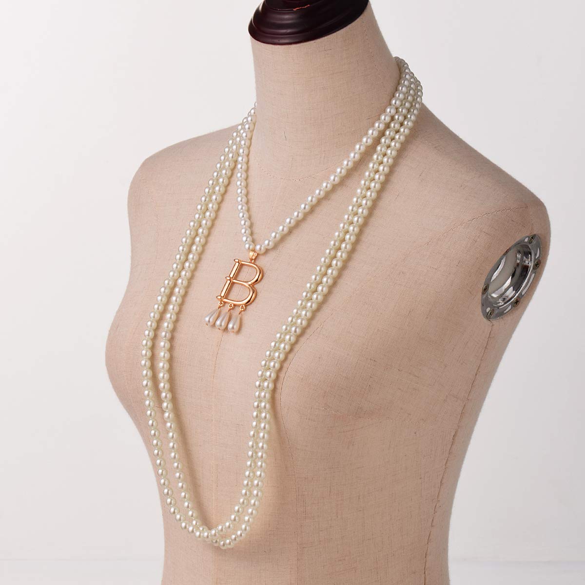 GRACEART Perle Collier Faux Anne Boleyn