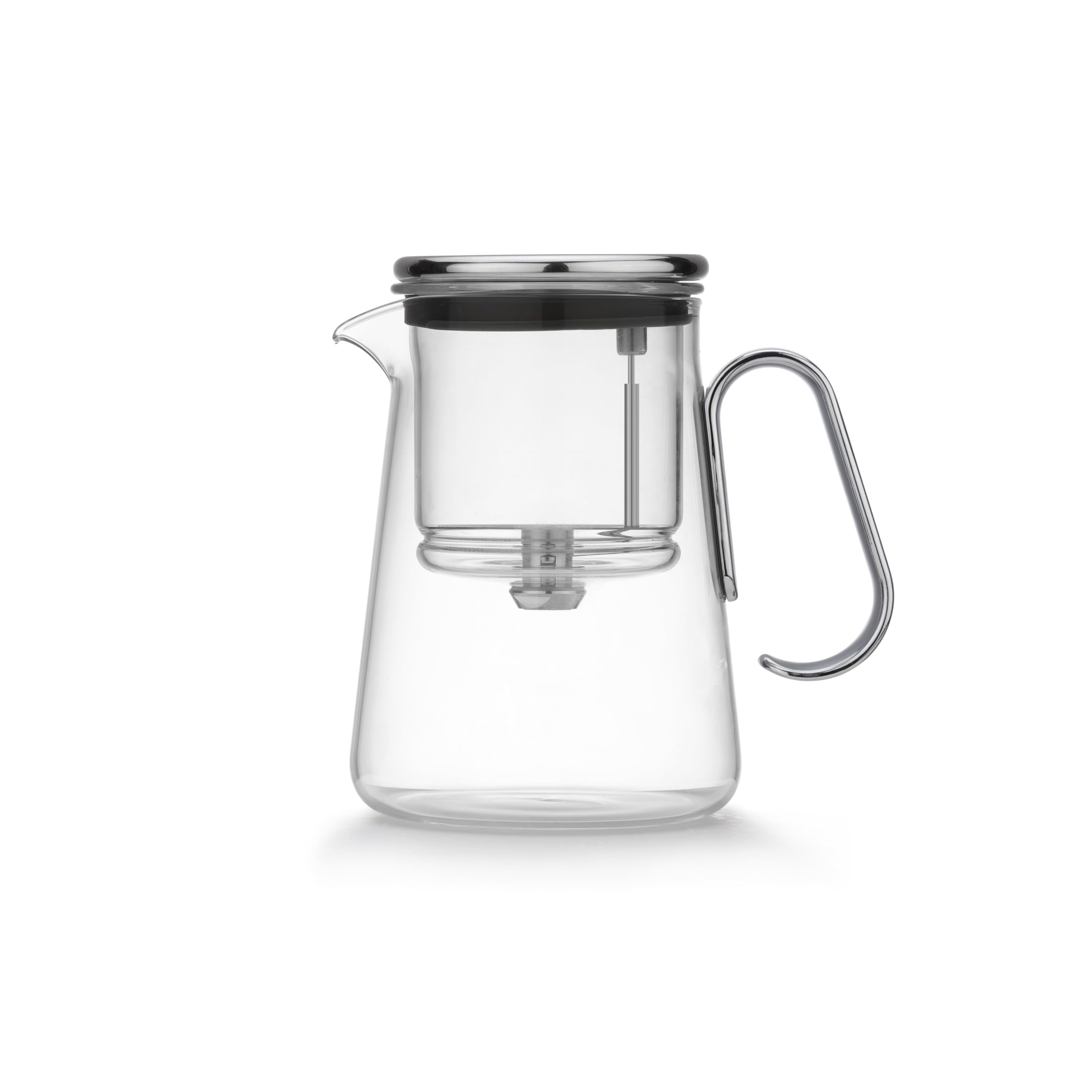 Théière magnétique au design scandinave gris anthracite pour sublimer vos rituels thé du matin