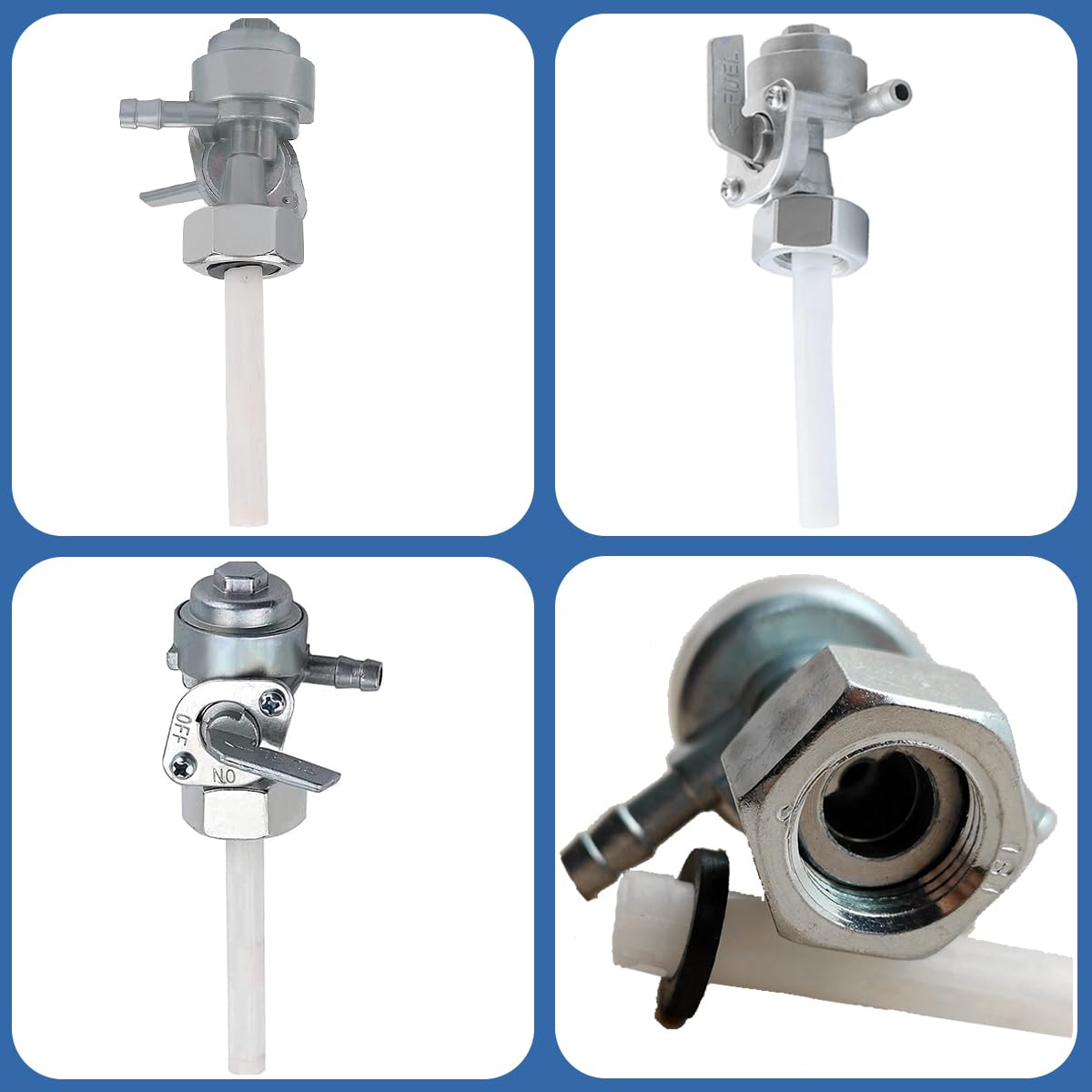 ZAMDOE Valvola di intercettazione del carburante del generatore M16x1,5mm Rubinetto del carburante per Predator 9000 8750 6500 4000 4375 per Centurion per Honda per Westinghouse per Generac generatore
