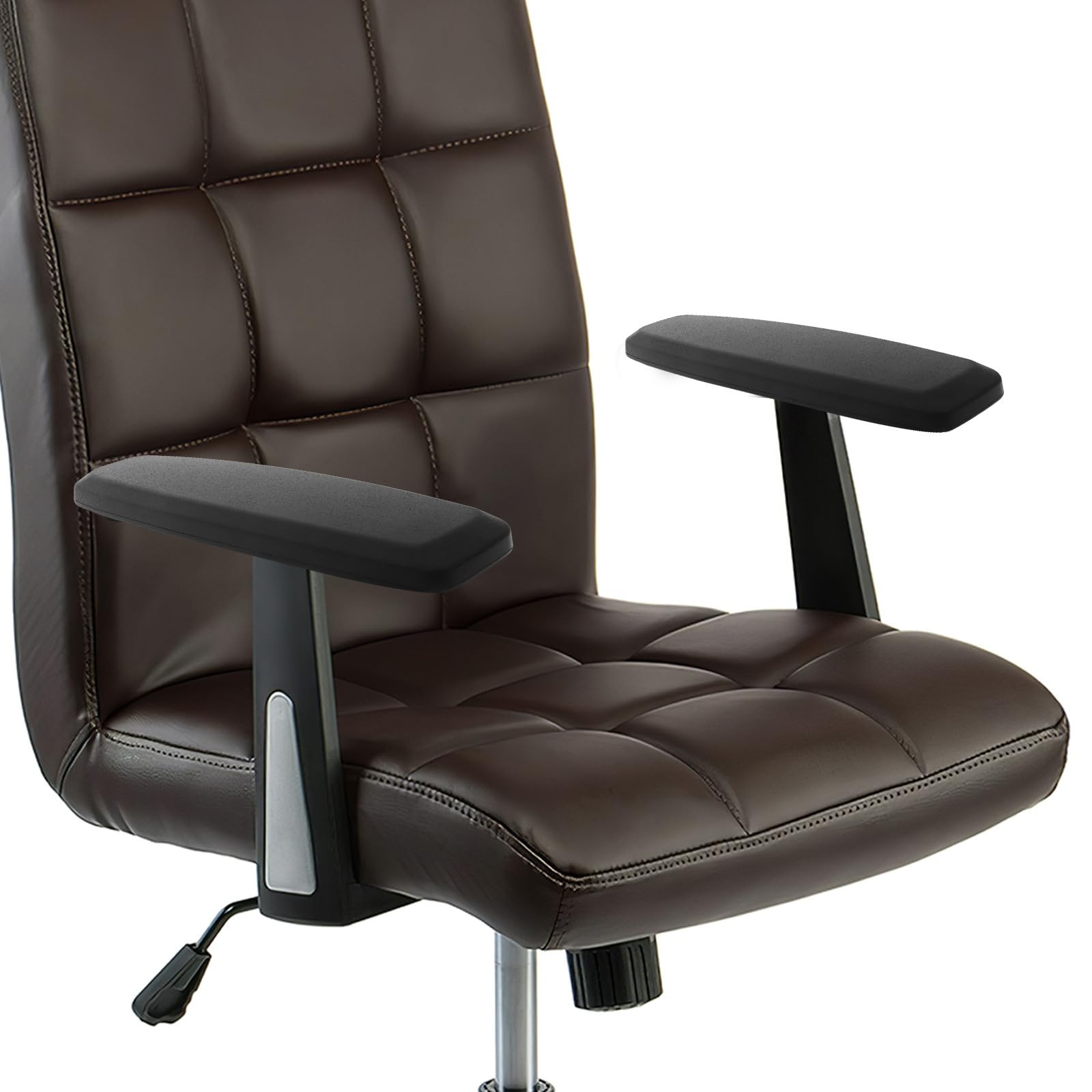 GALPADA 2 Piezas Repuesto Reposabrazos Silla Oficina Acolchados 270x80mm Almohadillas Ergonómicas Cojín para Brazo Sillas Gamer y Escritorio, Accesorio Confort Brazo para Uso Oficina