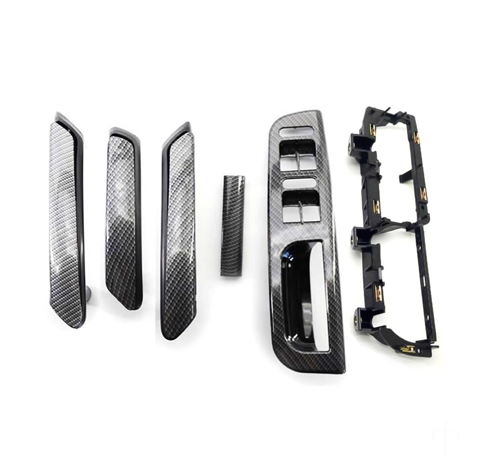 Manijas Interiores Las Puertas Coche Manija interior de puerta delantera y trasera izquierda derecha Para Vw Para Passat B5 MK4 1998-2005