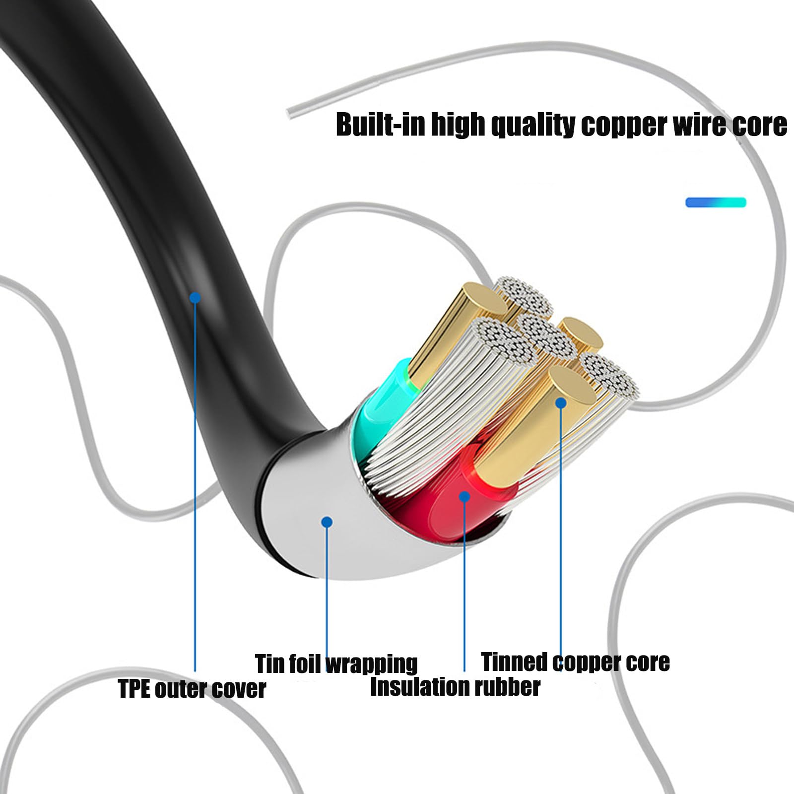 Kamera inspekcyjna Borescope 8,8 mm, ekran 4,3 cala 1080p HD Kamera wężowa ze światłem, półsztywny kabel, do naprawy silnika samochodowego, kontroli węża, 6,5FT
