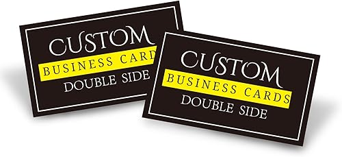 STAMTECH Tarjetas de visita personalizadas profesionales - Tarjetas de visita personalizadas de doble cara personalizadas frontal y posterior