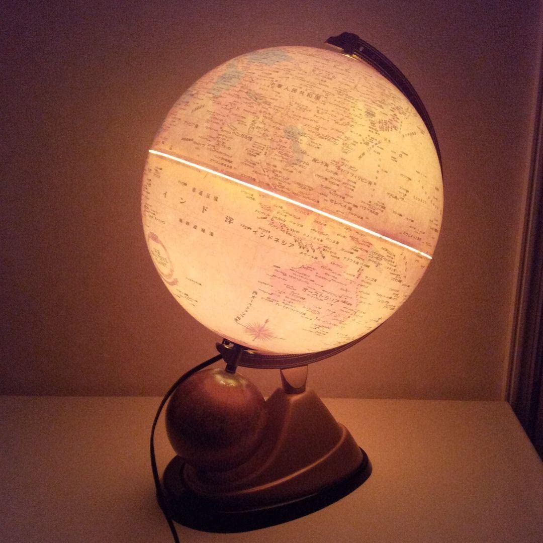 Amazon.co.jp: アンティーク調地球儀 MAHINA 11号 天球儀、ライト