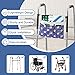 TOGETRUE Walker Bag, Easy Access Walker Storage Basket with 2 Large Pockets, Walker Accessories Bag for Folding Walker, Wheelchairs, Strollers, 13