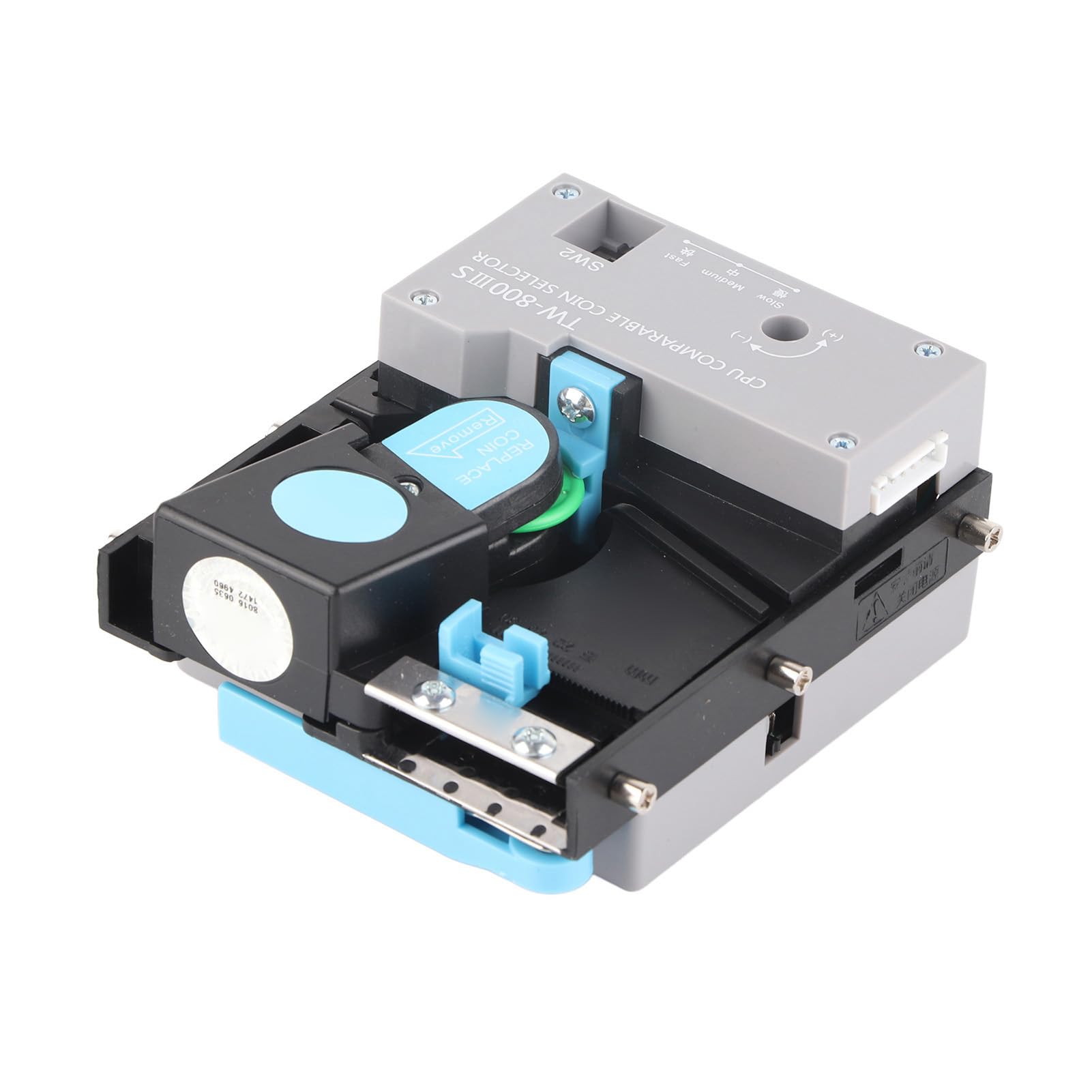 Selector de Monedas de TW-800lll, Aceptador Monedas Inversión Rápida Acero Inoxidable para Juegos a Gran Escala, 900 Uds./min