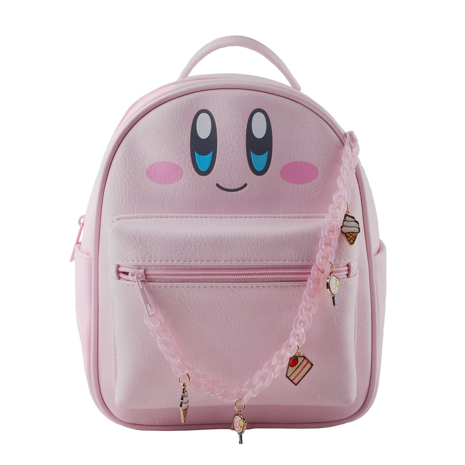 小物 Pinky Kirby Big Face Mini Backpack with Charms : Amazon.ca: Clothing