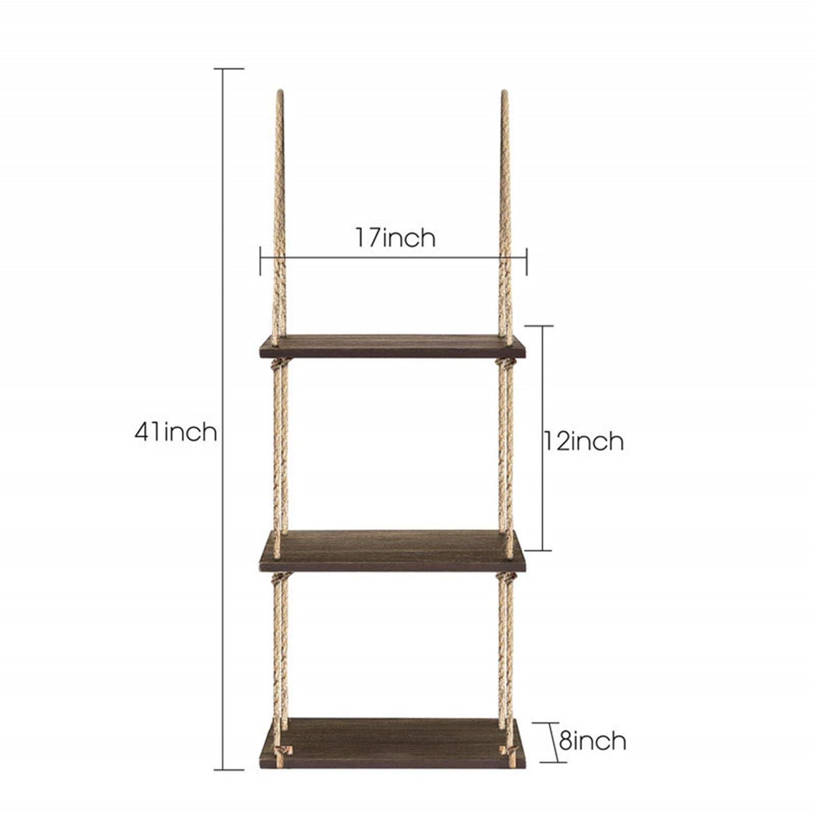 3 STKS Houten Muur Drijvende Plank, Mode Opslag Organizer Planken voor