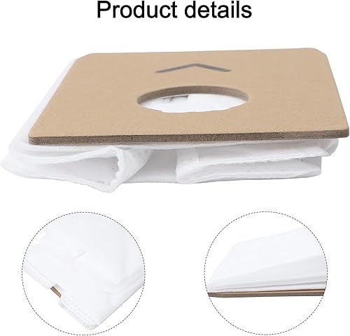 Miniatura 4 de Paquete de 10 bolsas de repuesto para polvo Prolux para aspiradora de recipiente con bolsa Tritan, bolsas de polvo de tela no tejida de gran