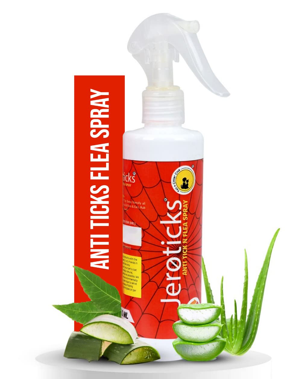 Tail & Collar Club Jeroticks Herbal Tick & Flea Spray for Dogs Anti-Tick Spray Solution with Aloe Vera Neem & Coco Repel Kills & Prevent Fleas & Ticks (250ML) (B0992JYG3X) Amazon Price History, Amazon Price Tracker