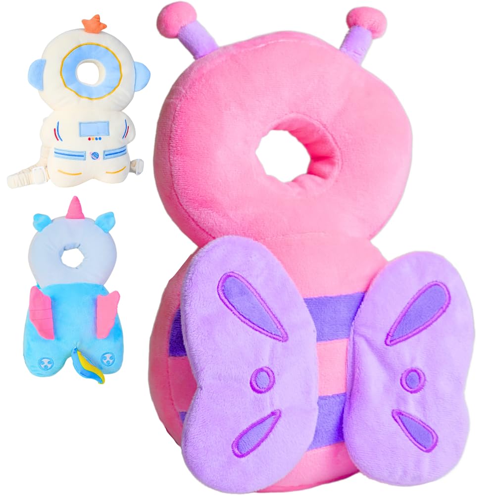 Zanith Baby Fall Back Head Protector, Headprotector for Baby Walking Safety Pad Backpack for 0-36 Months Babies Learning Walking Crawling, Head